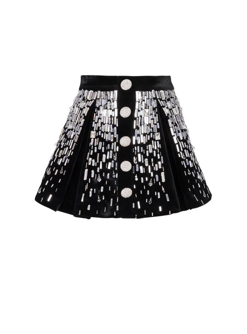 Embellished skater skirt 1