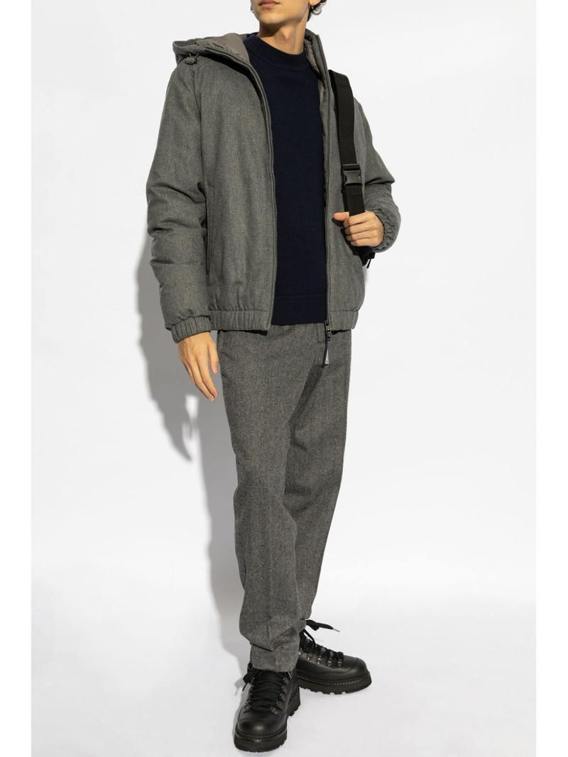 Moncler logo-patch jumper outlook