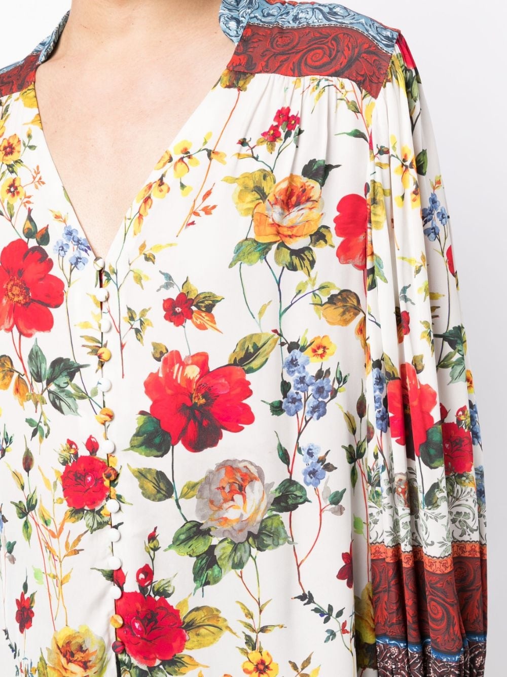 Serena floral-print blouse - 5