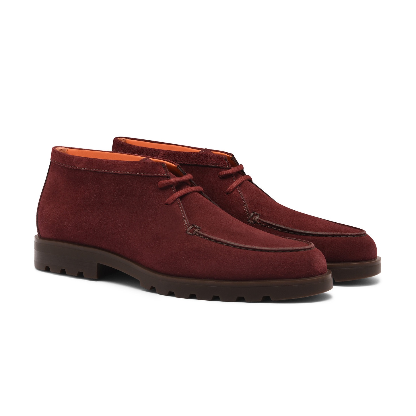 Men's red suede desert boot - 3