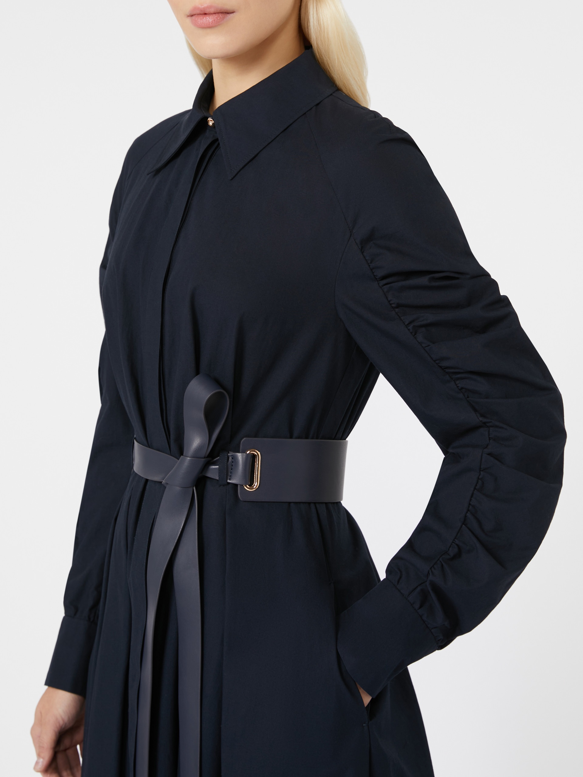 VALDESE Cotton poplin shirt dress - 5