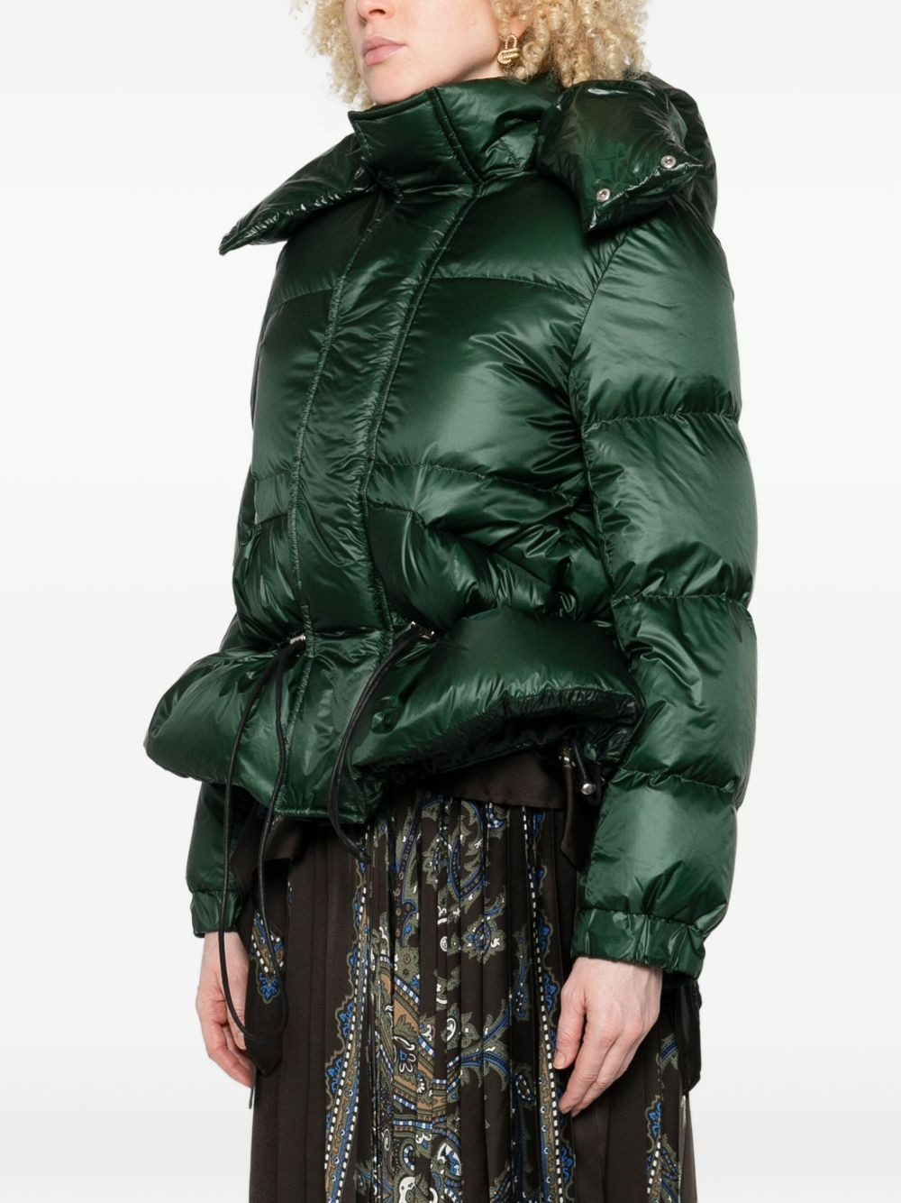 hooded quilted puffer jacket - 3