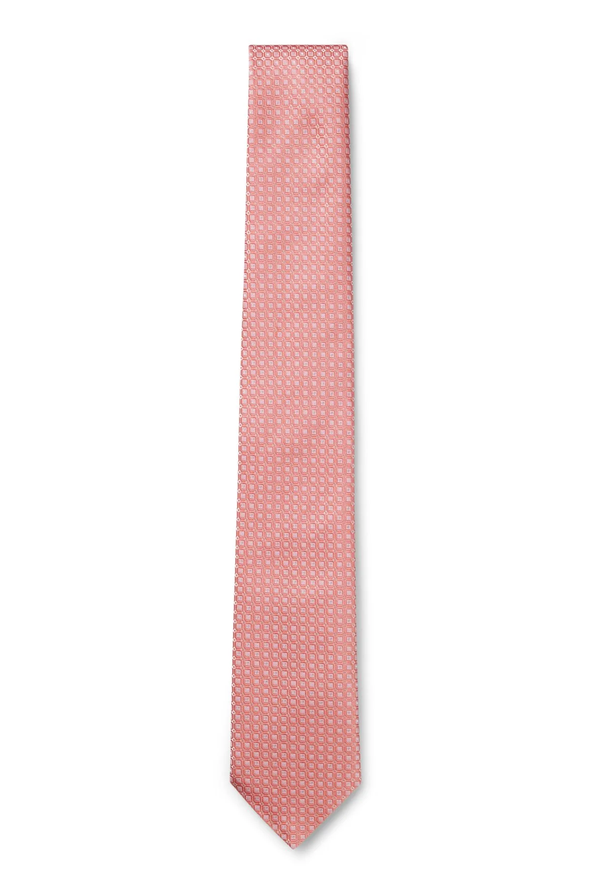 JACQUARD-PATTERN TIE IN A SILK BLEND - 1