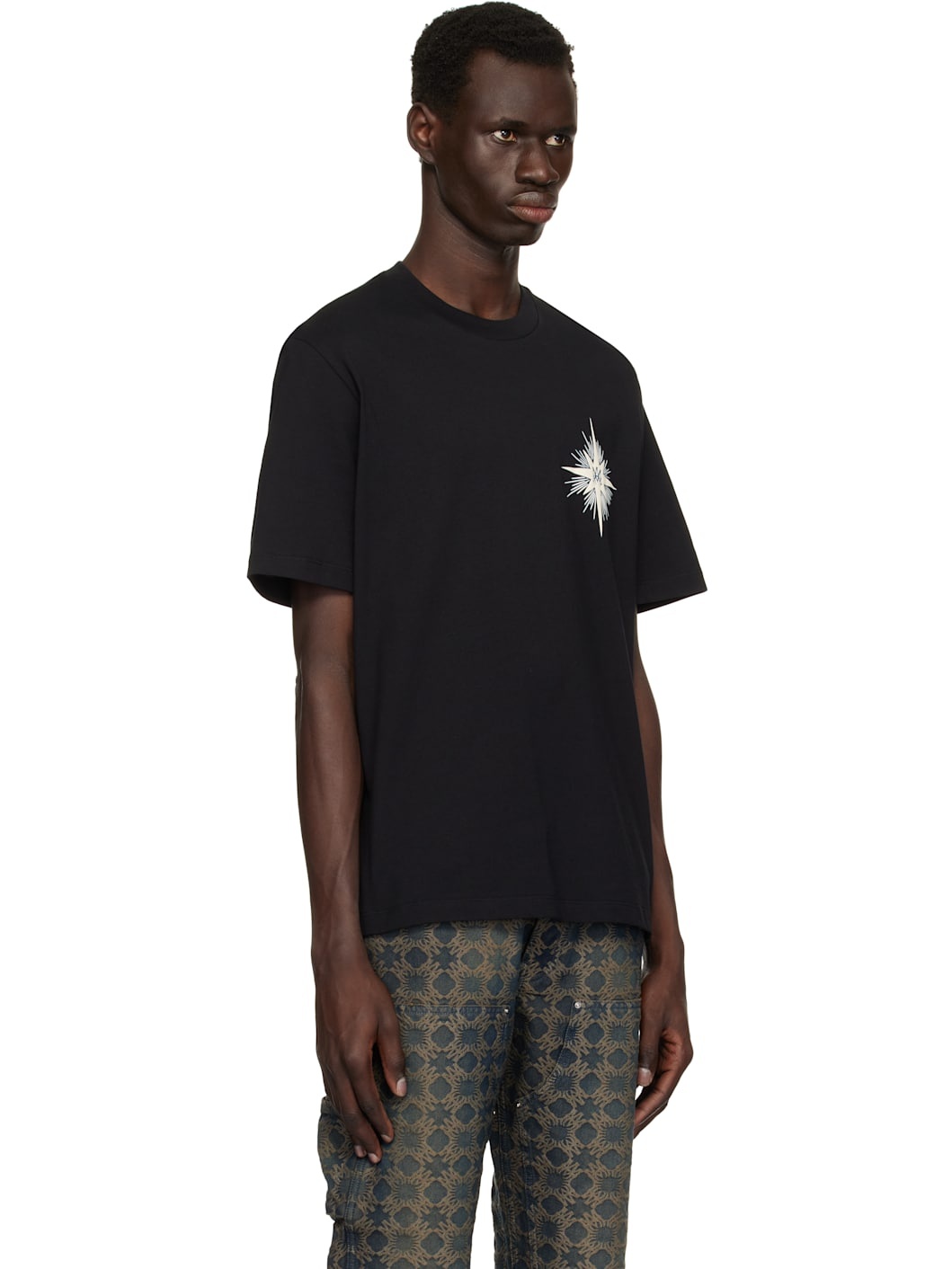 Black 'Amiri' Starburst T-shirt - 2
