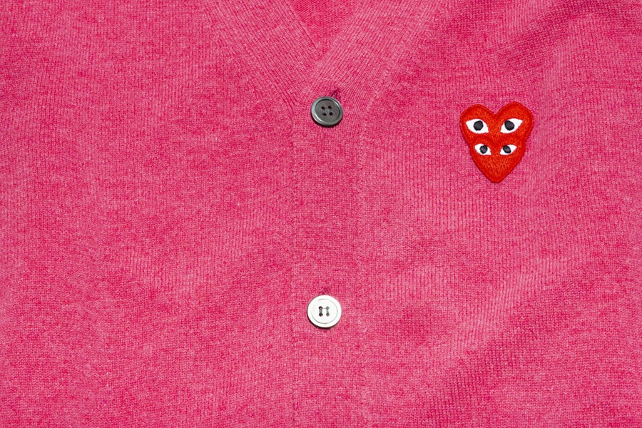 DOUBLE RED HEART CARDIGAN - 3