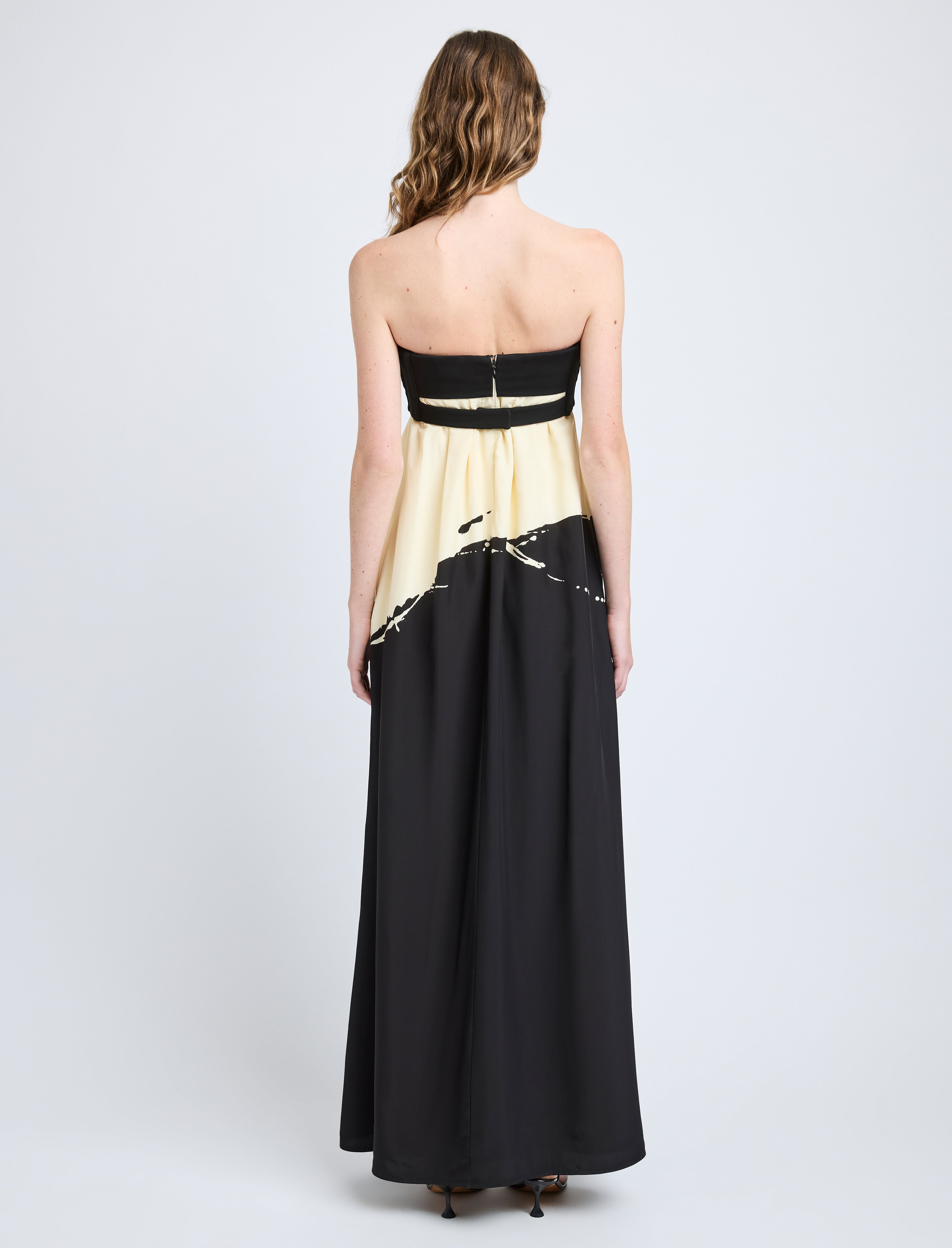 Ophelia Dress in Printed Marocaine - 4