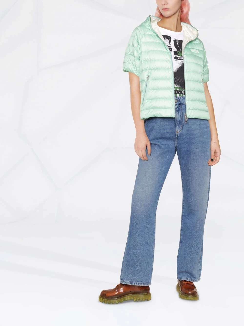 Vernia short-sleeved puffer jacket - 2