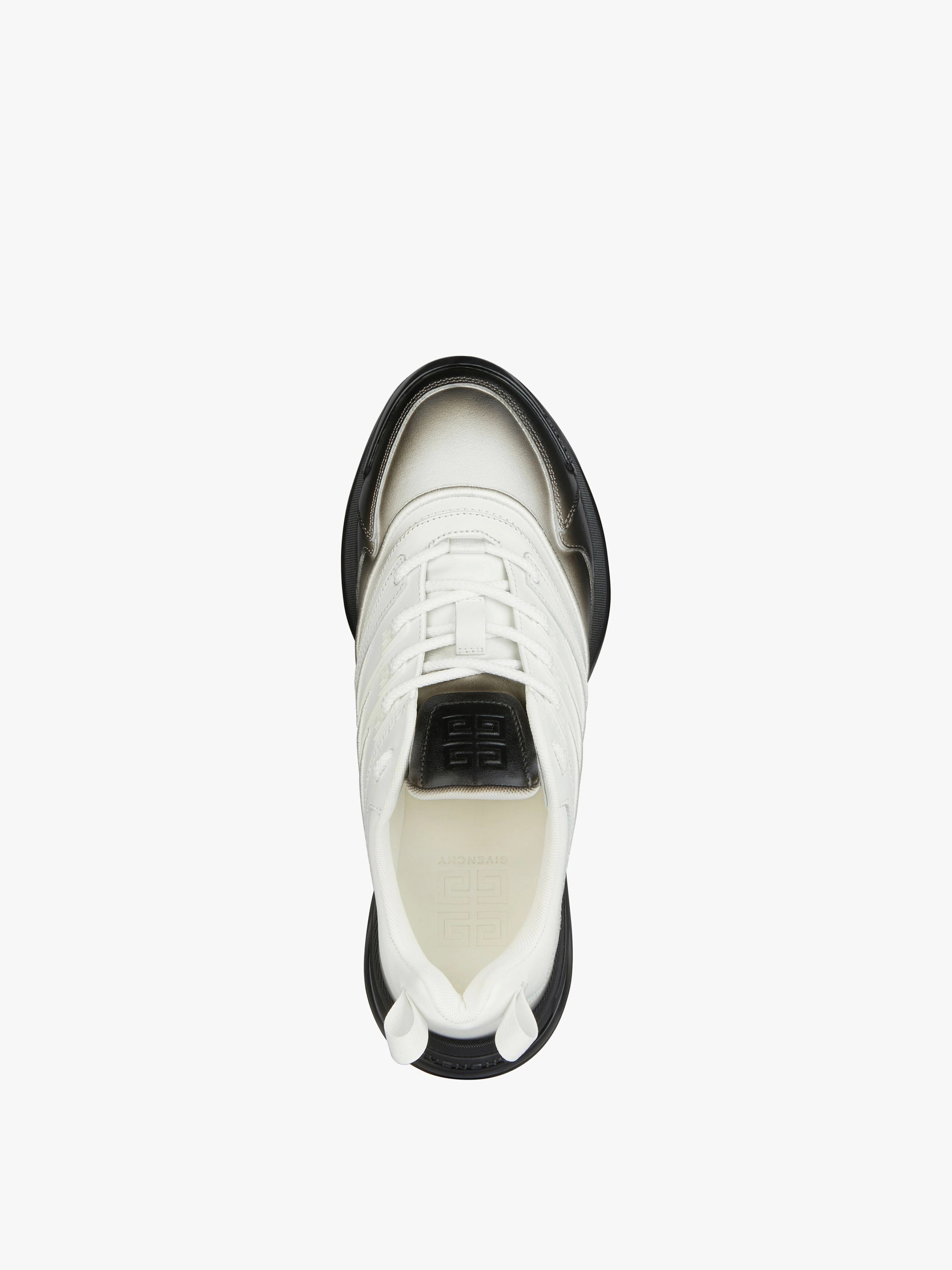 GIV 1 SNEAKERS IN LEATHER WITH TAG EFFECT PRINT - 4