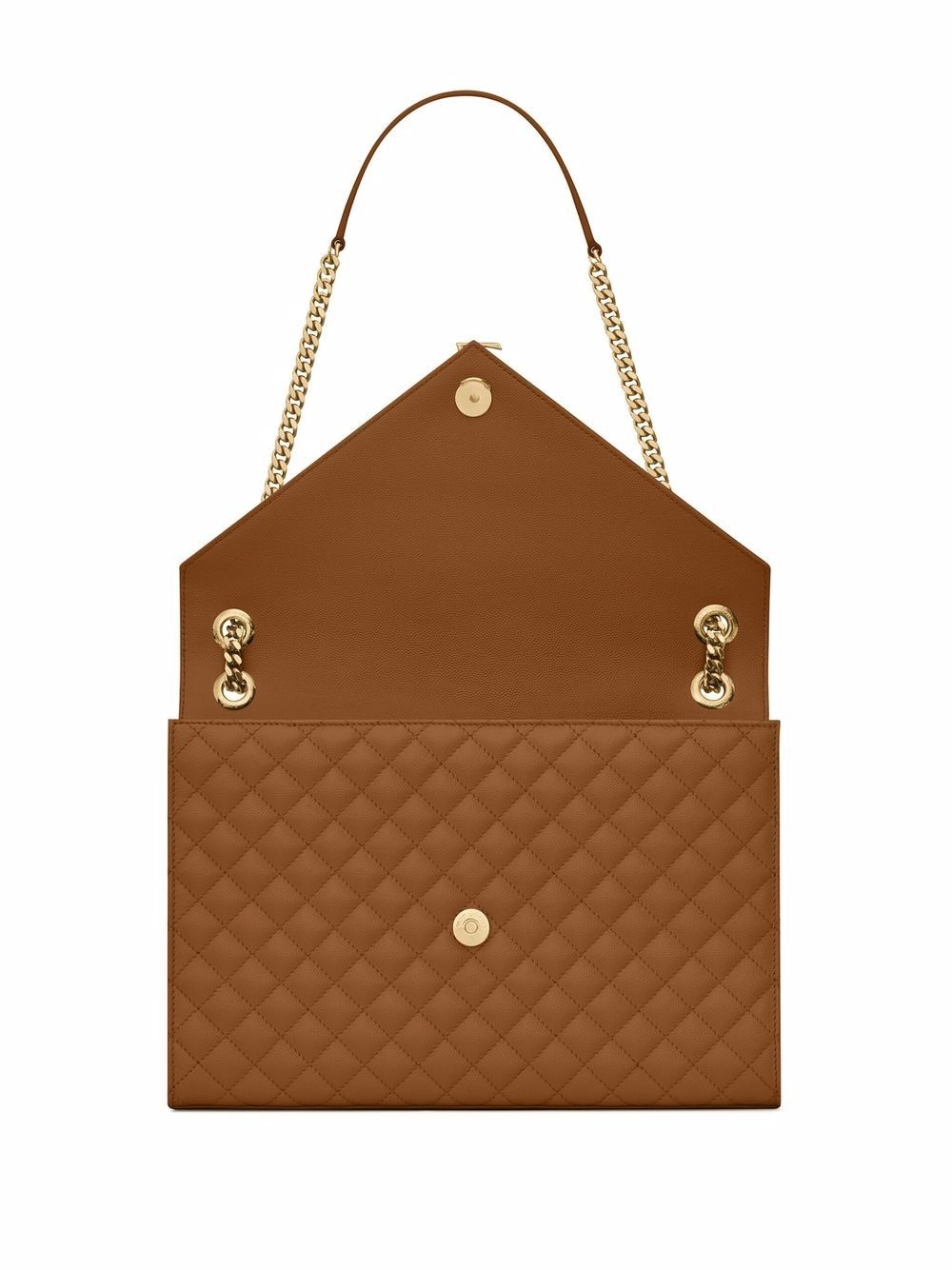 quilted monogram satchel - 4