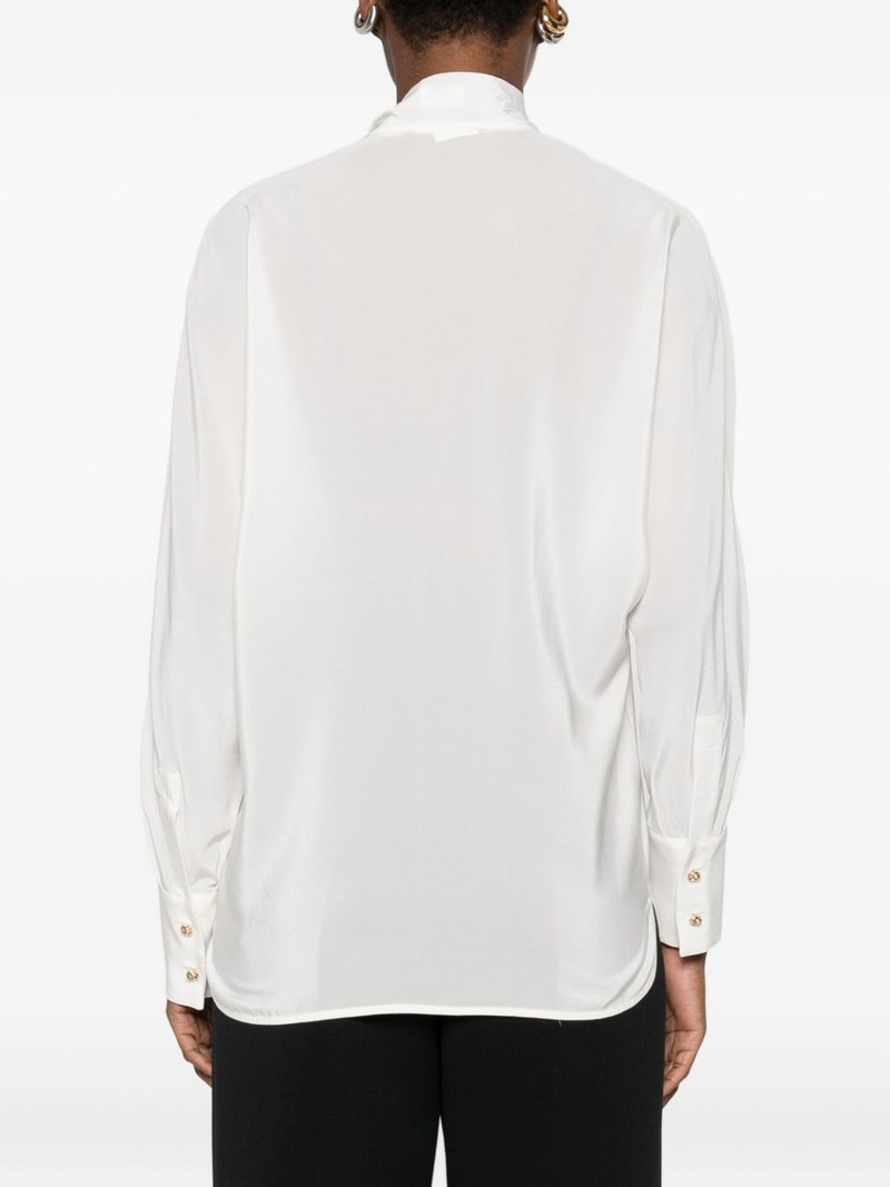 tie-neck silk blouse 4