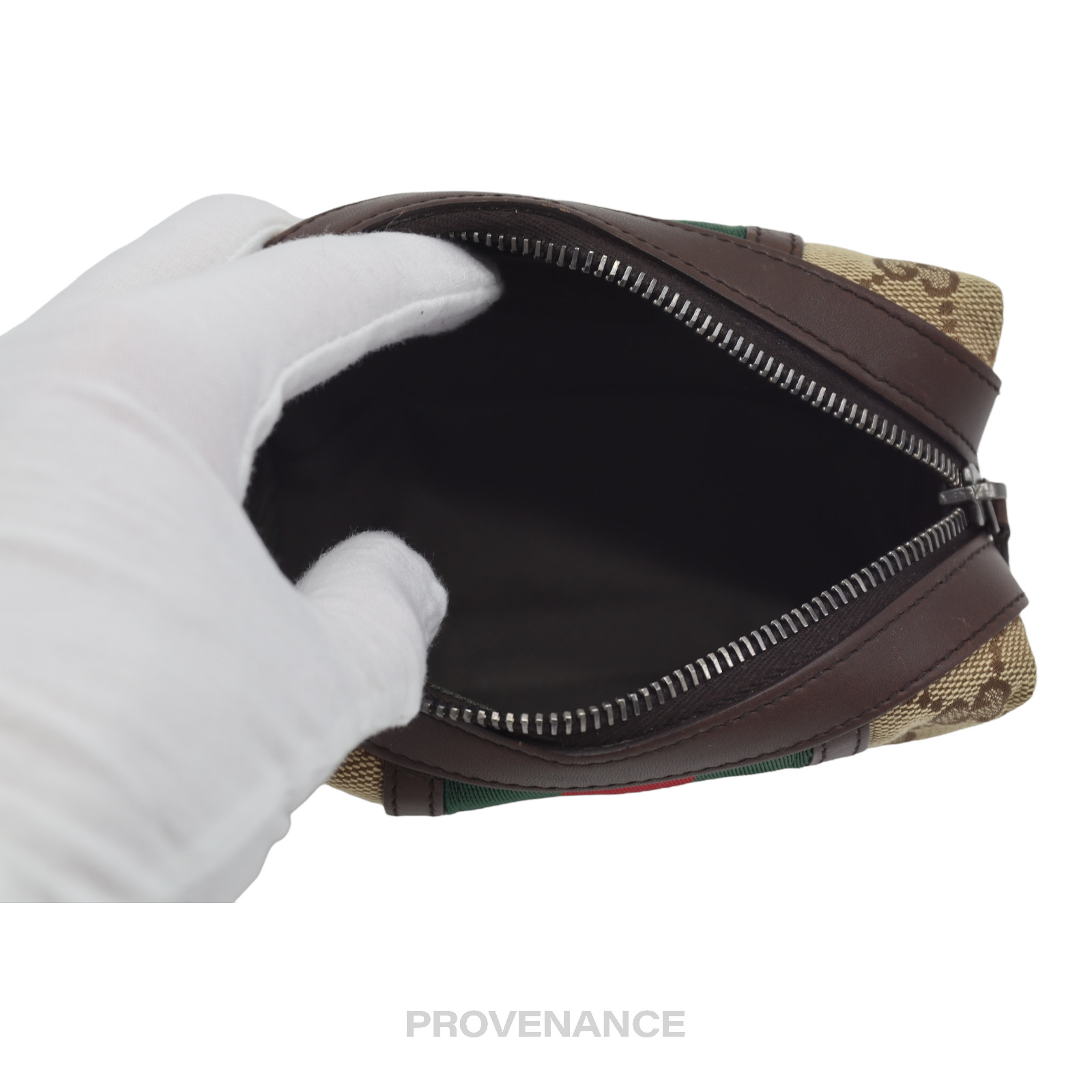 Gucci GG Canvas Web DOPP Kit - 7