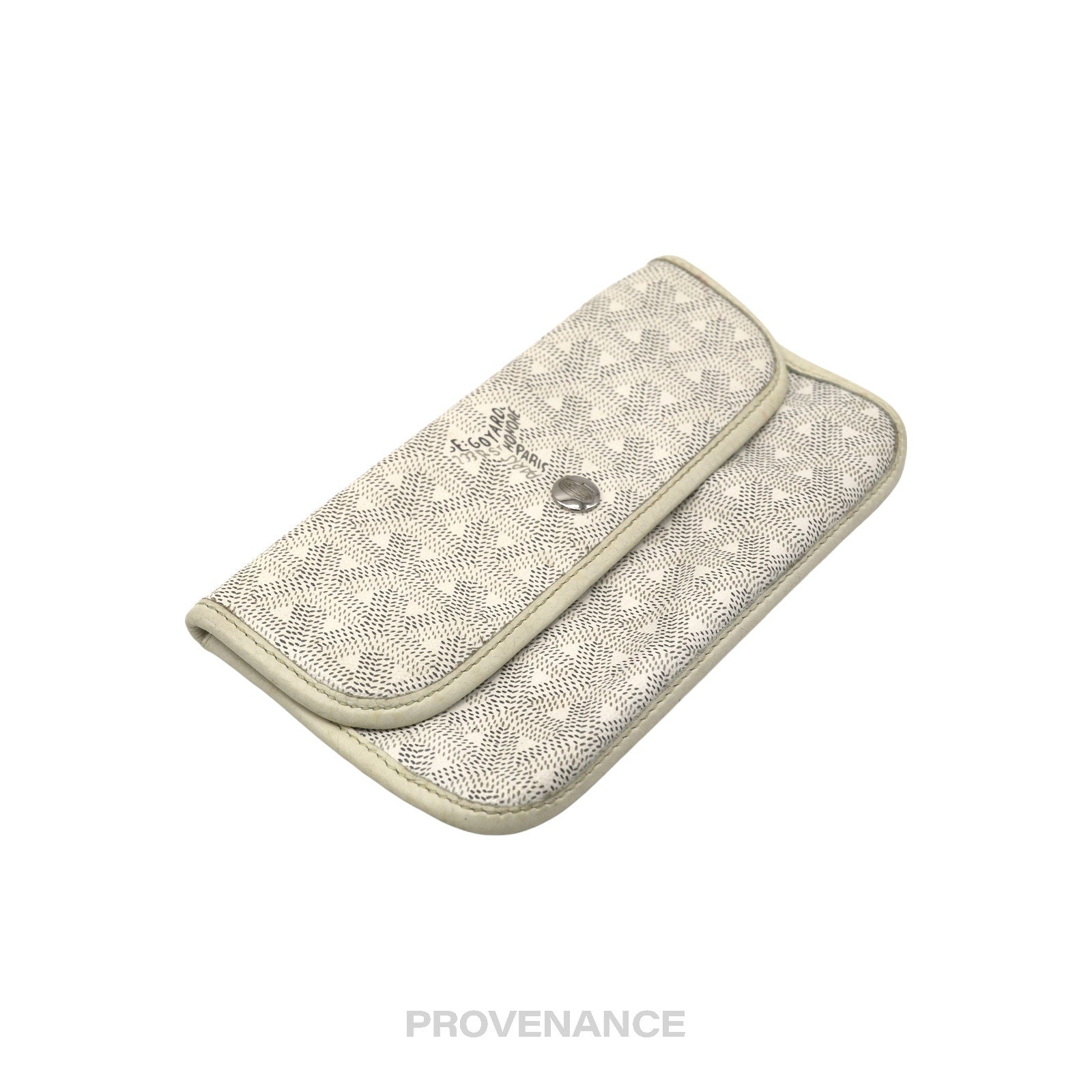 Goyard St. Louis Pouch Wallet - White Goyardine - 3