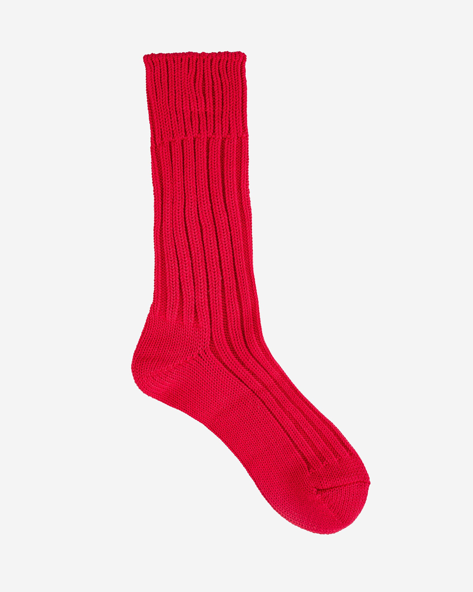 DEC-CAS-RED Decka Cased Heavyweight Plain Socks - Red - 3