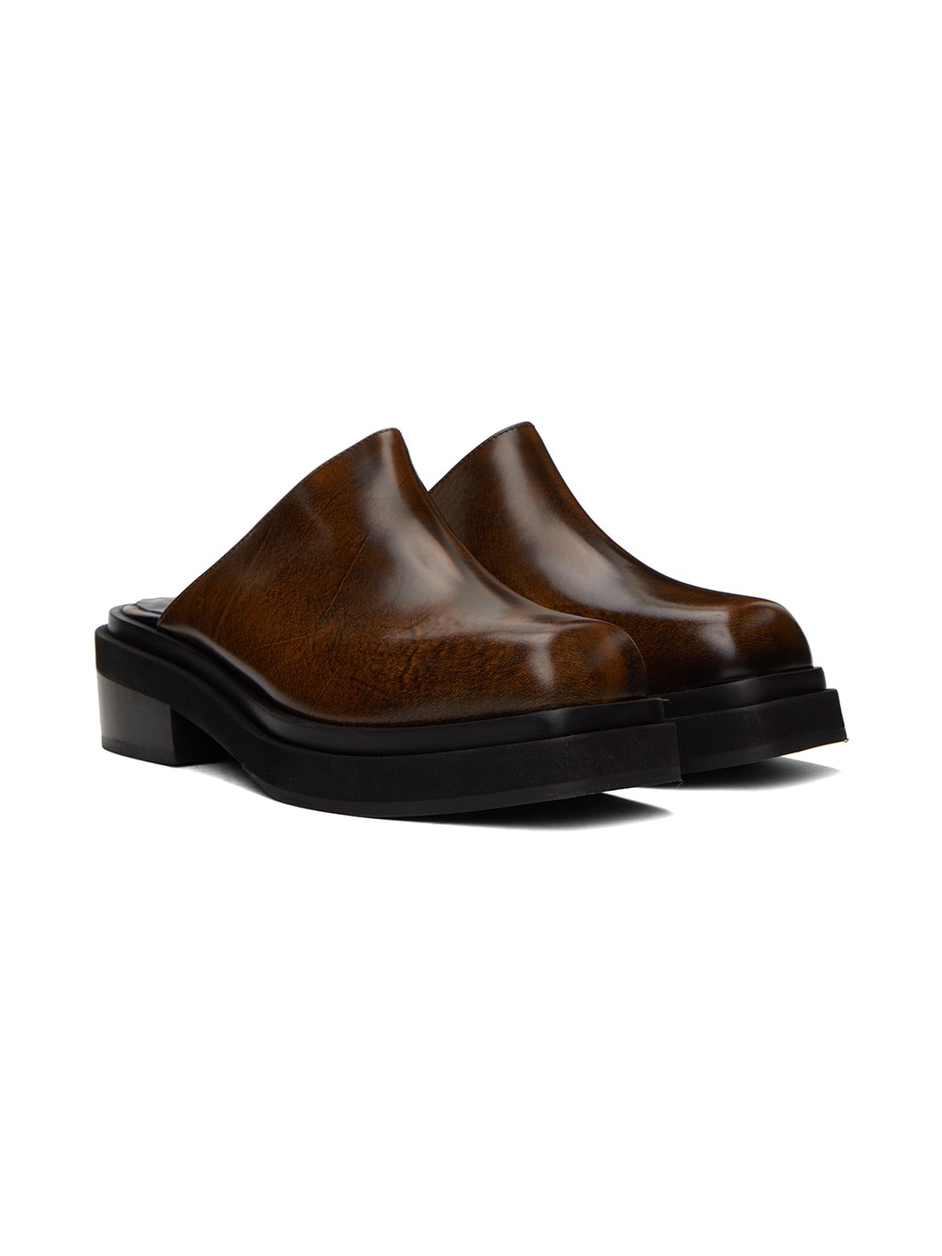 Brown Zoe Clogs - 4