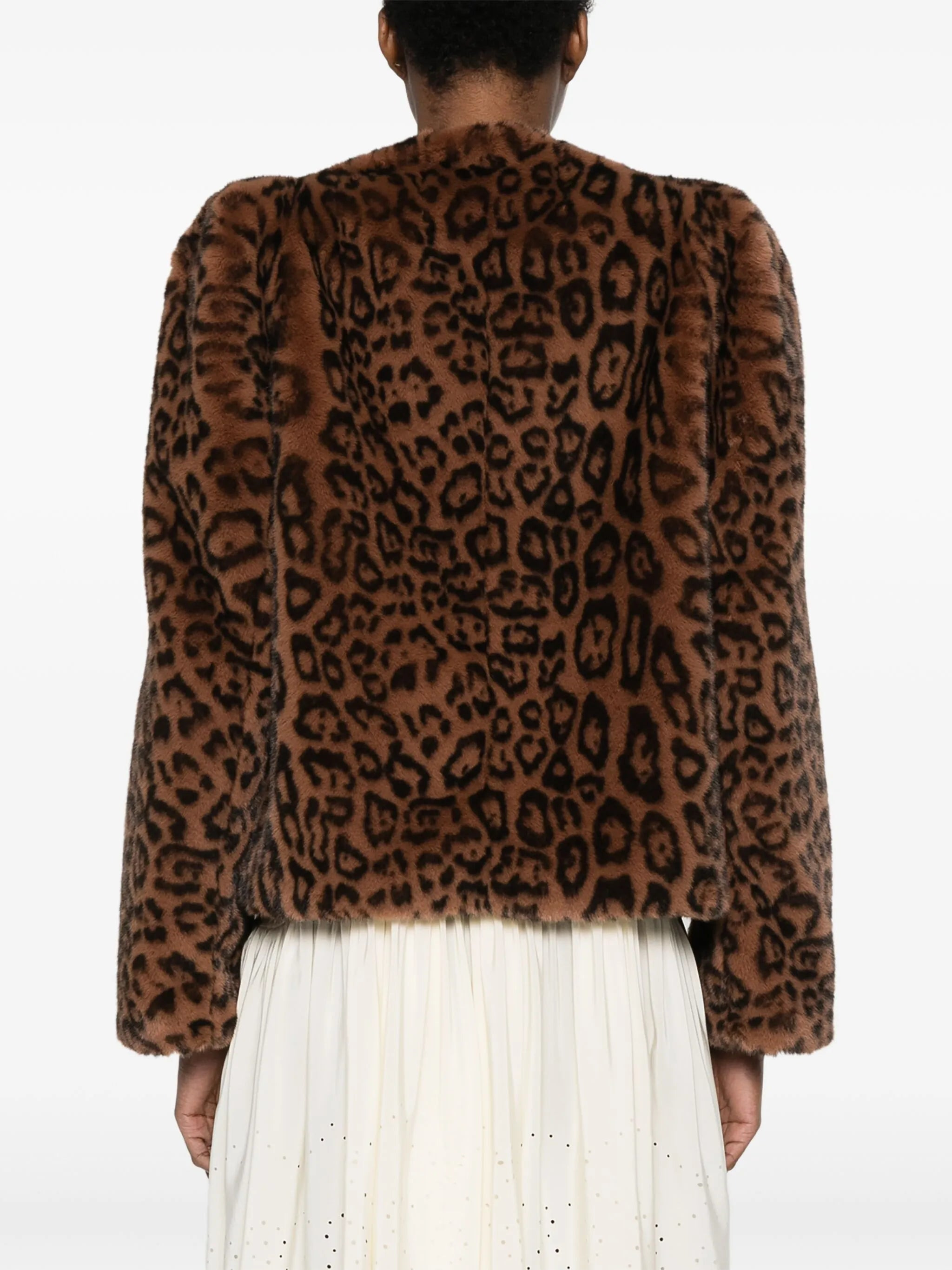 faux-fur jacket - 4