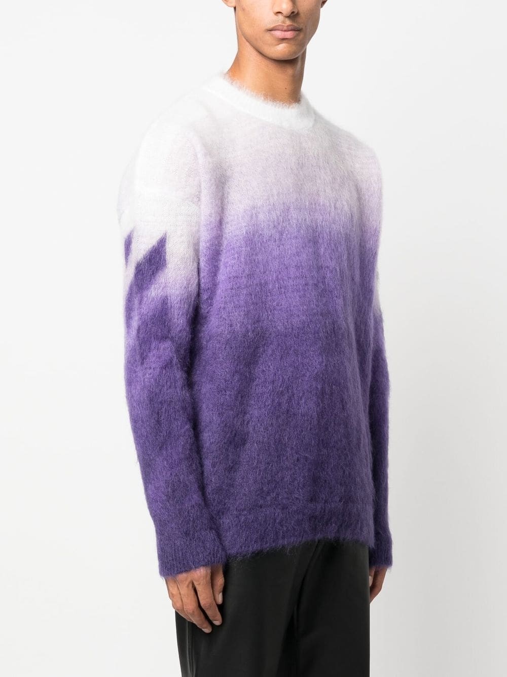 Arrows-motif long-sleeved sweater - 4