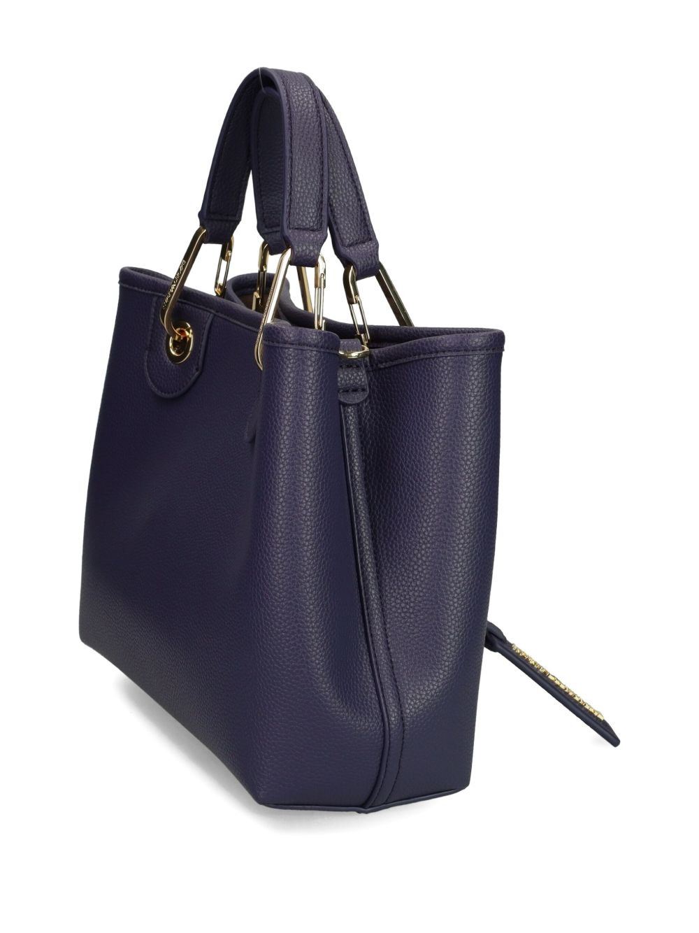 double-handle gold-tone tote bag - 4