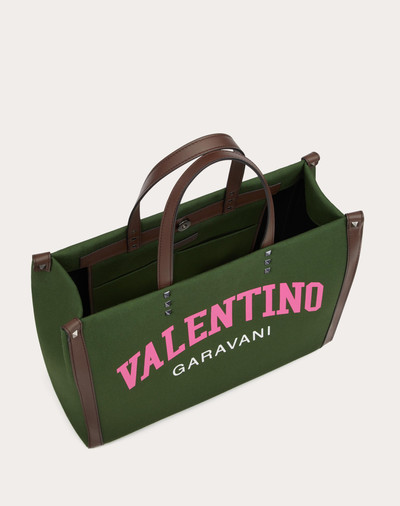 Valentino MEDIUM VALENTINO GARAVANI UNIVERSITY CANVAS SHOPPER outlook