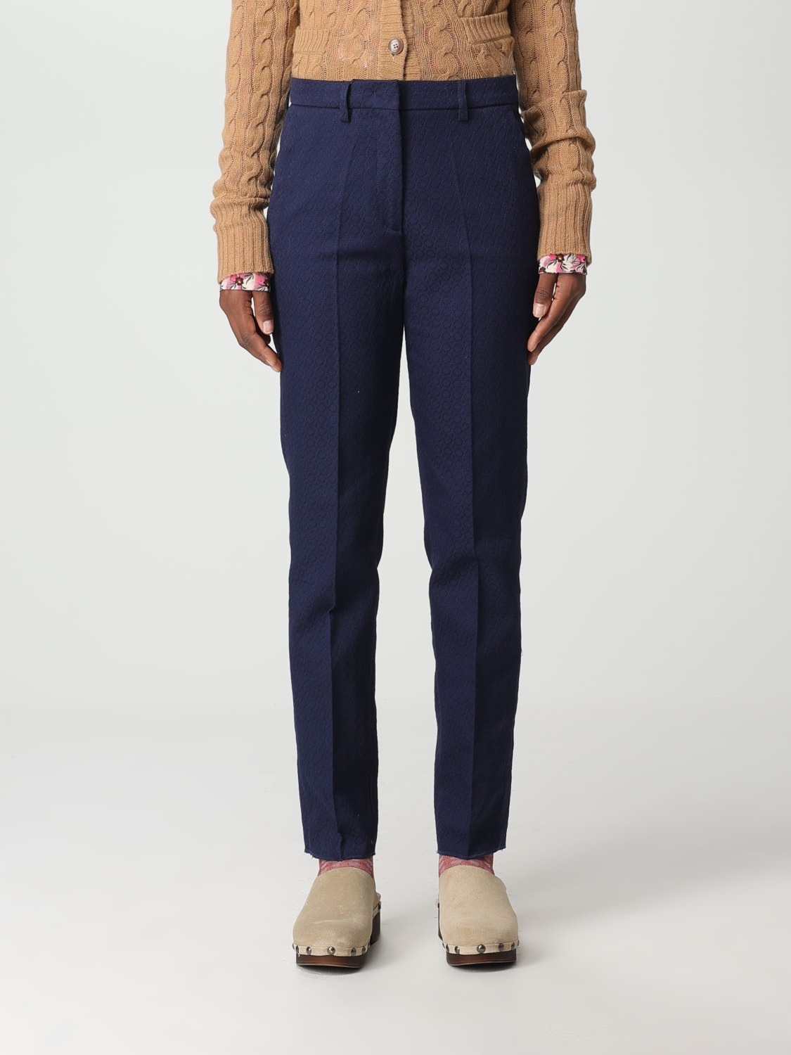 Etro pants in stretch cotton - 1