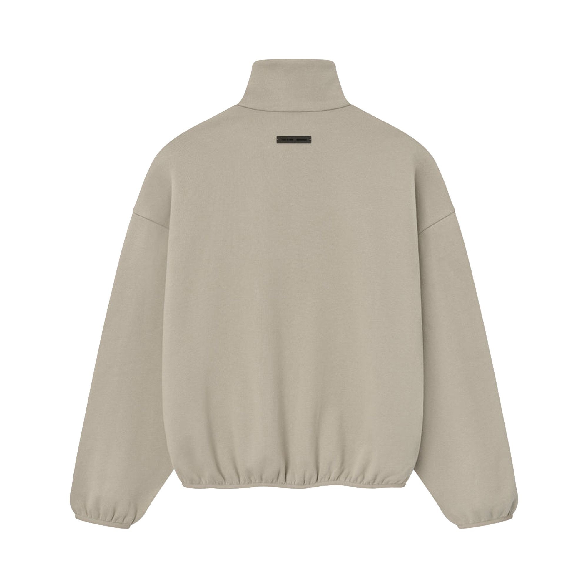 Fear of God Essentials Modern Fleece Track Jacket With Piping 'Timber/Cloud White' - 2