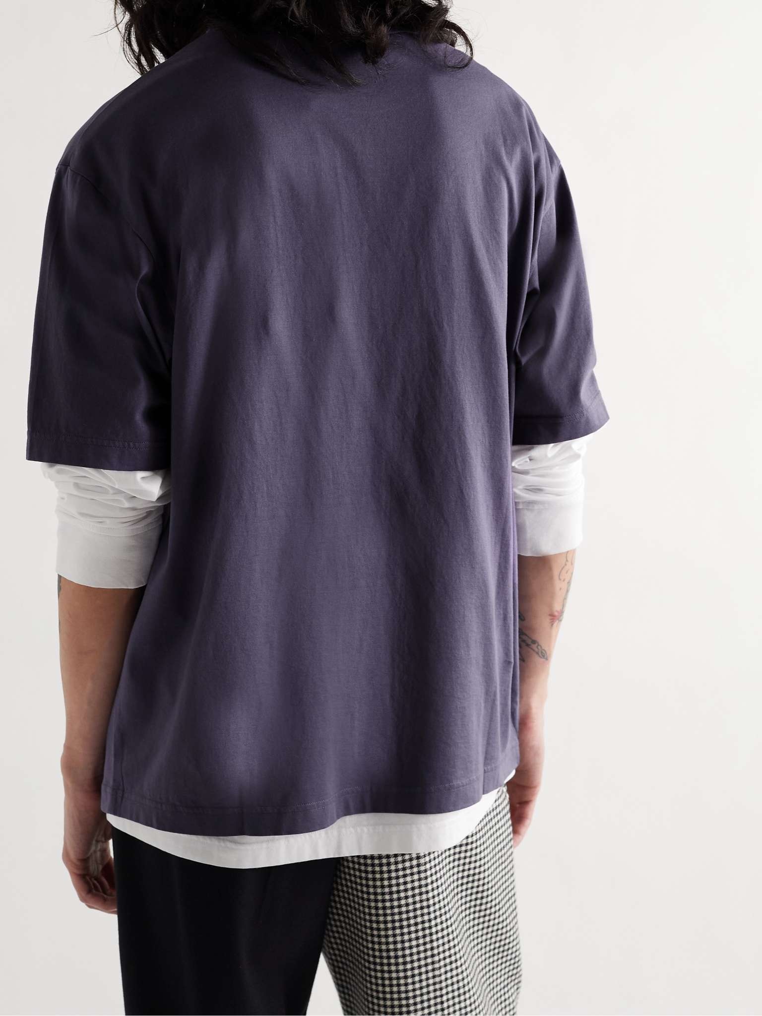 Oversized Organic Cotton-Jersey T-Shirt - 4