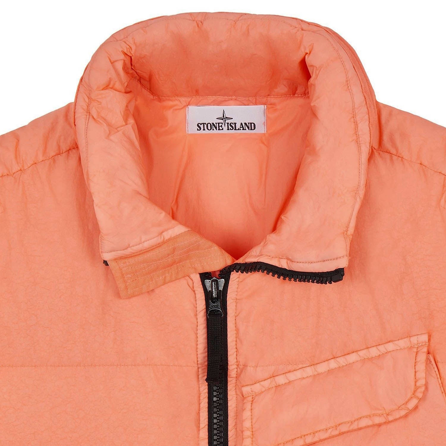 Stone Island Down Vest Orange L - 3