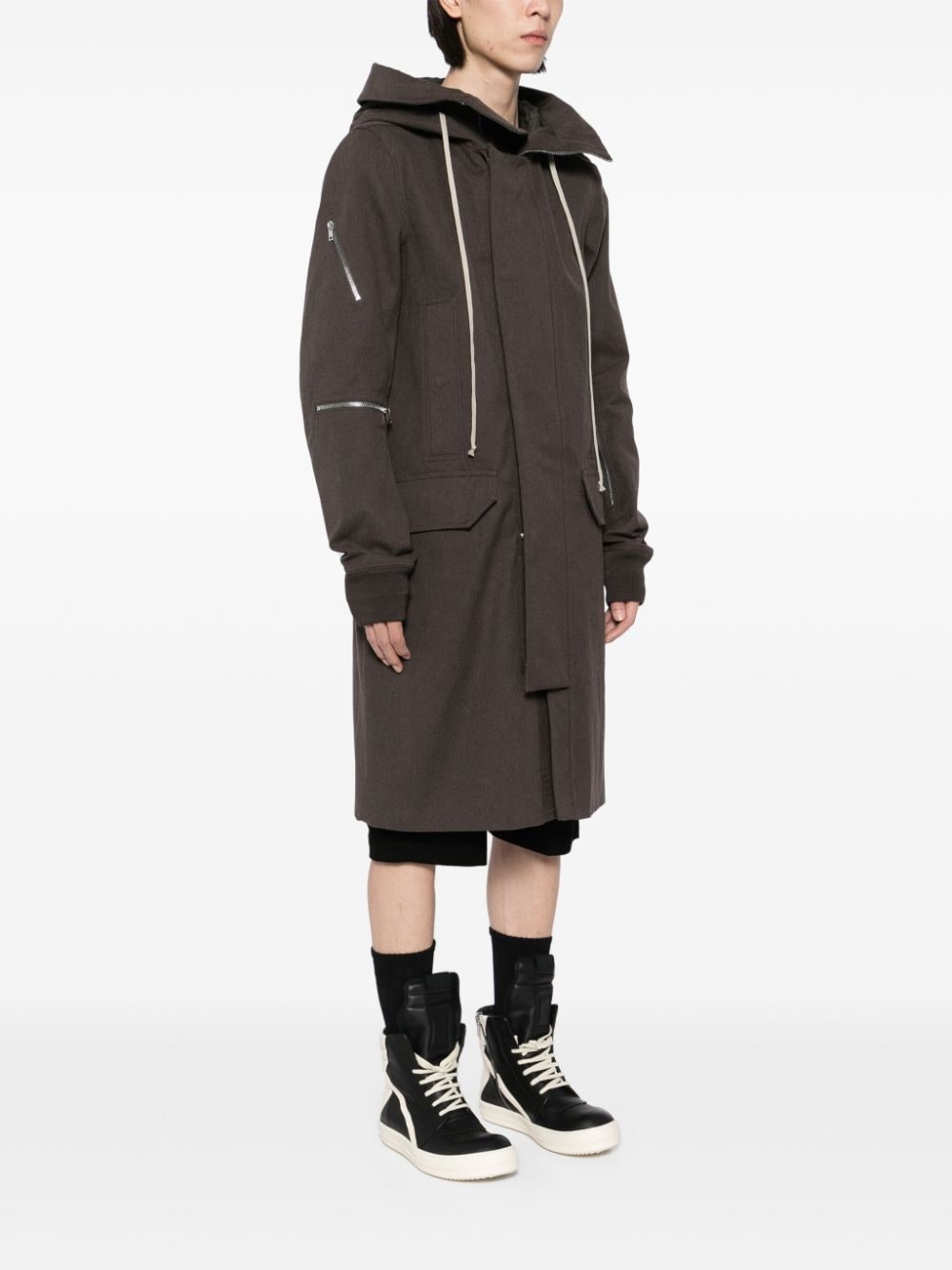 hooded coat - 3