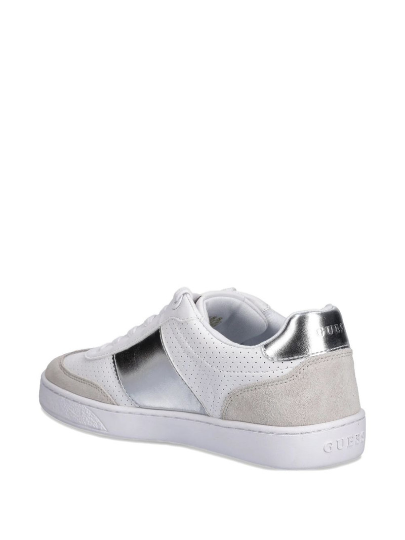 perforated logo sneakers 4