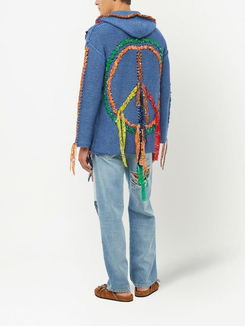 Alanui graphic-embroidered hoodie outlook