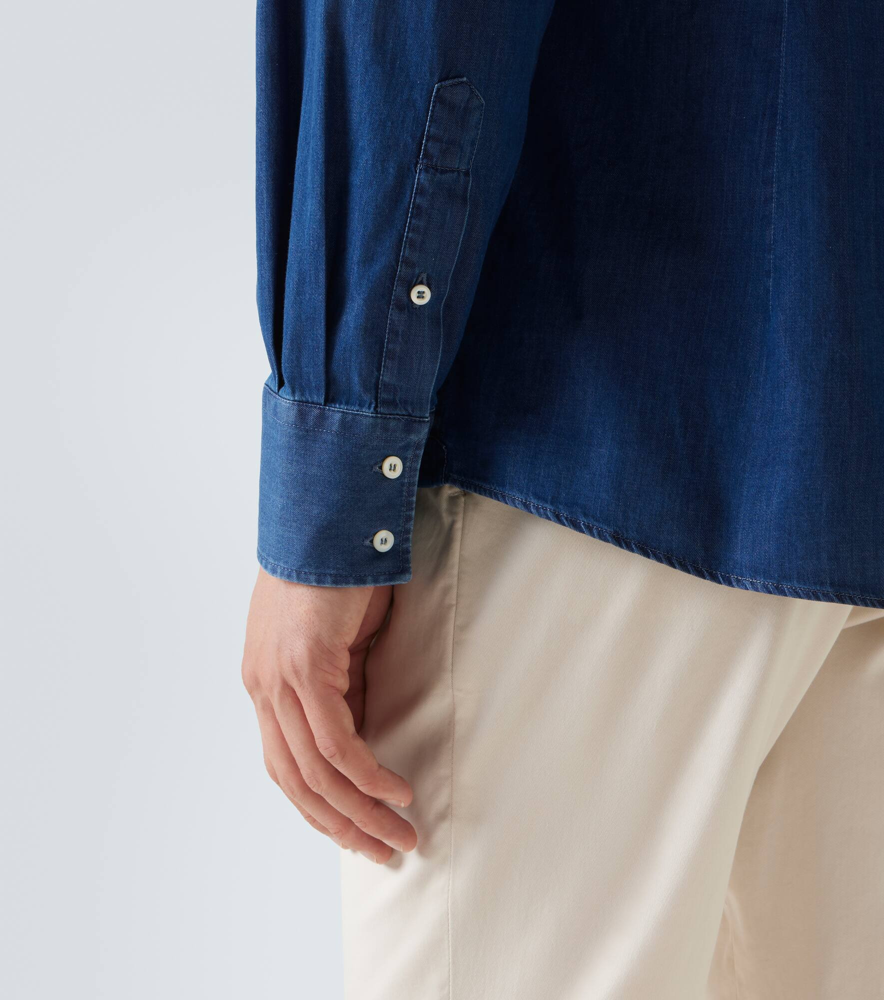 Cotton denim shirt - 6