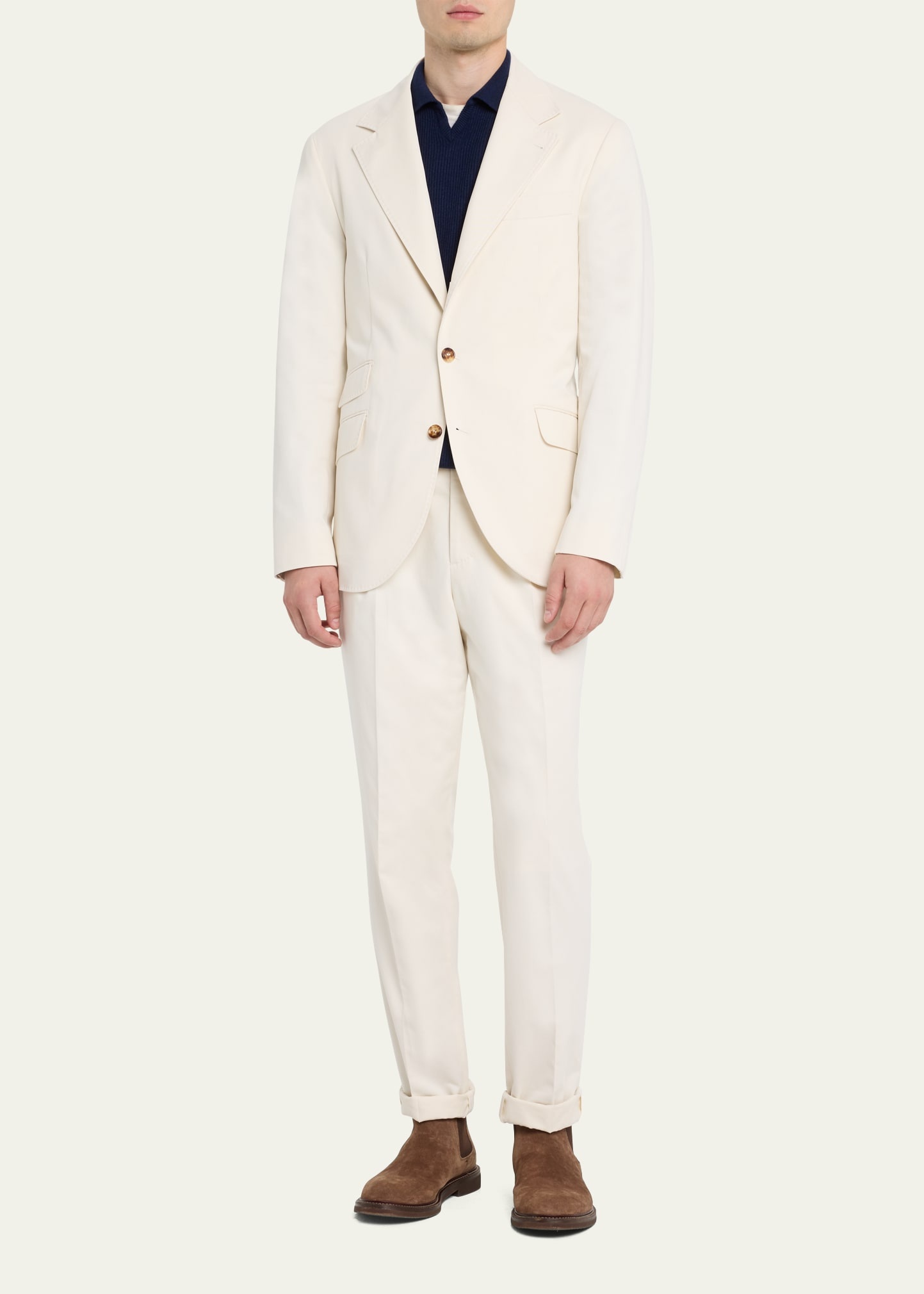 Men's Cotton-Cashmere Stretch Suit - 2