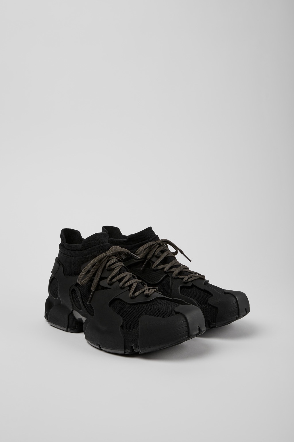 Black Caged Sneakers - 2