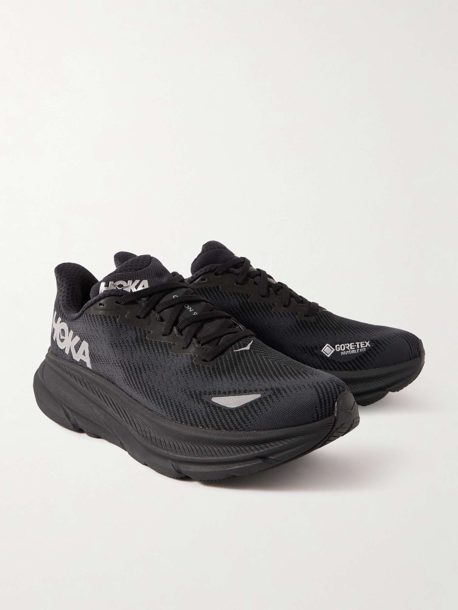Clifton 9 Rubber-Trimmed Recycled-GORE-TEX Invisible Fit Sneakers - 4