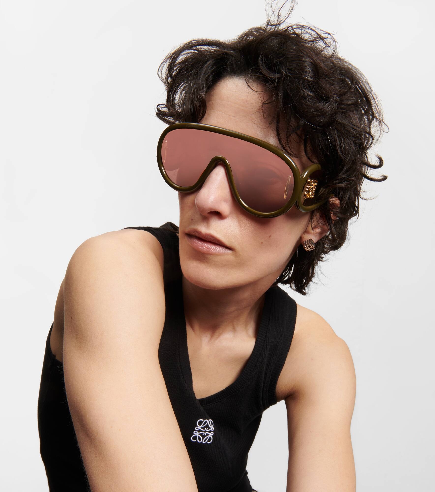 Oversized aviator sunglasses - 3