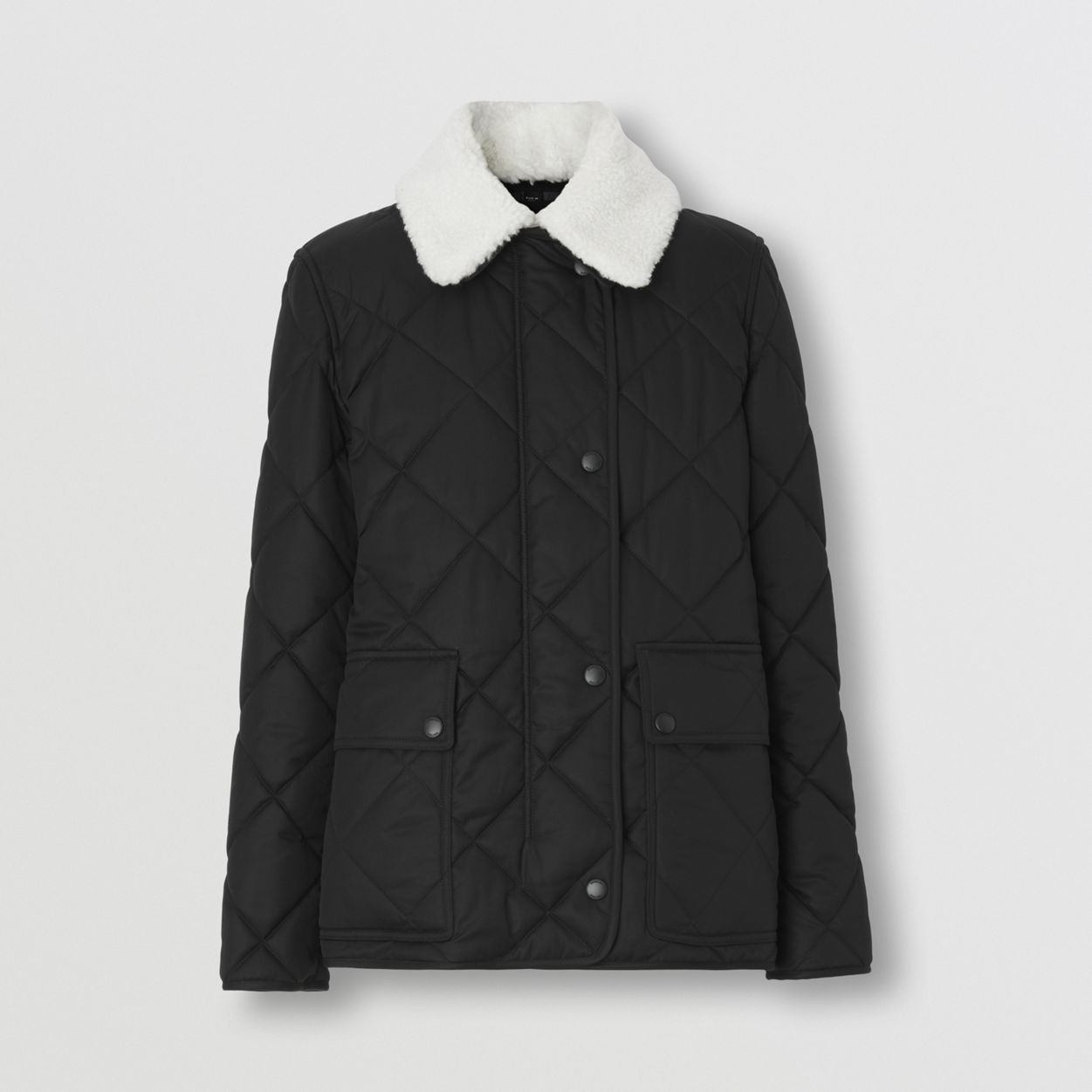 Diamond Quilted Cotton Gabardine Jacket - 1