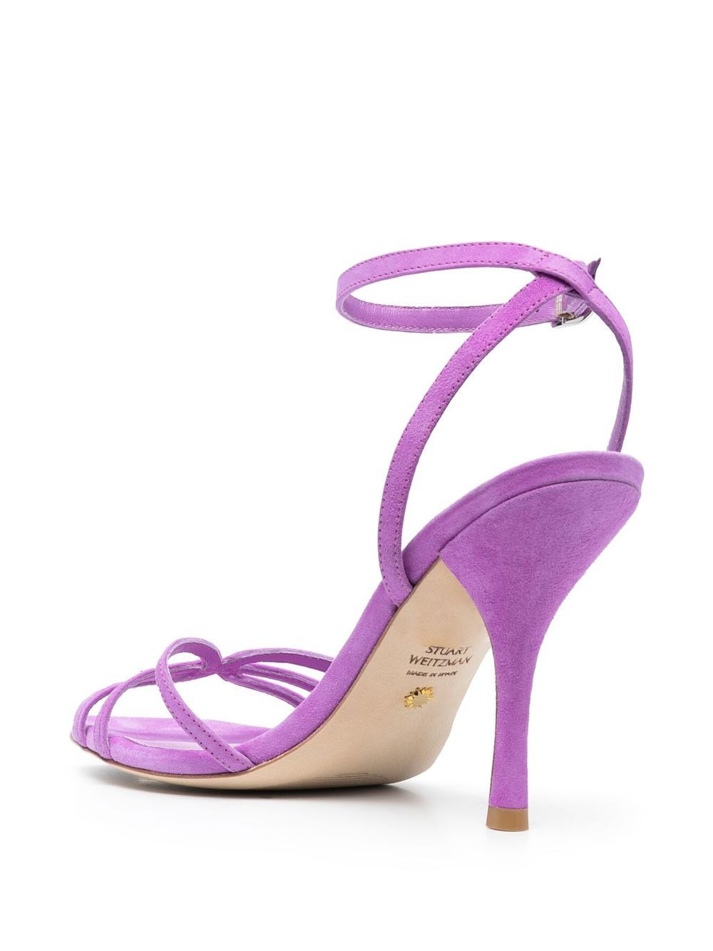 Nudist 100mm suede sandals - 3