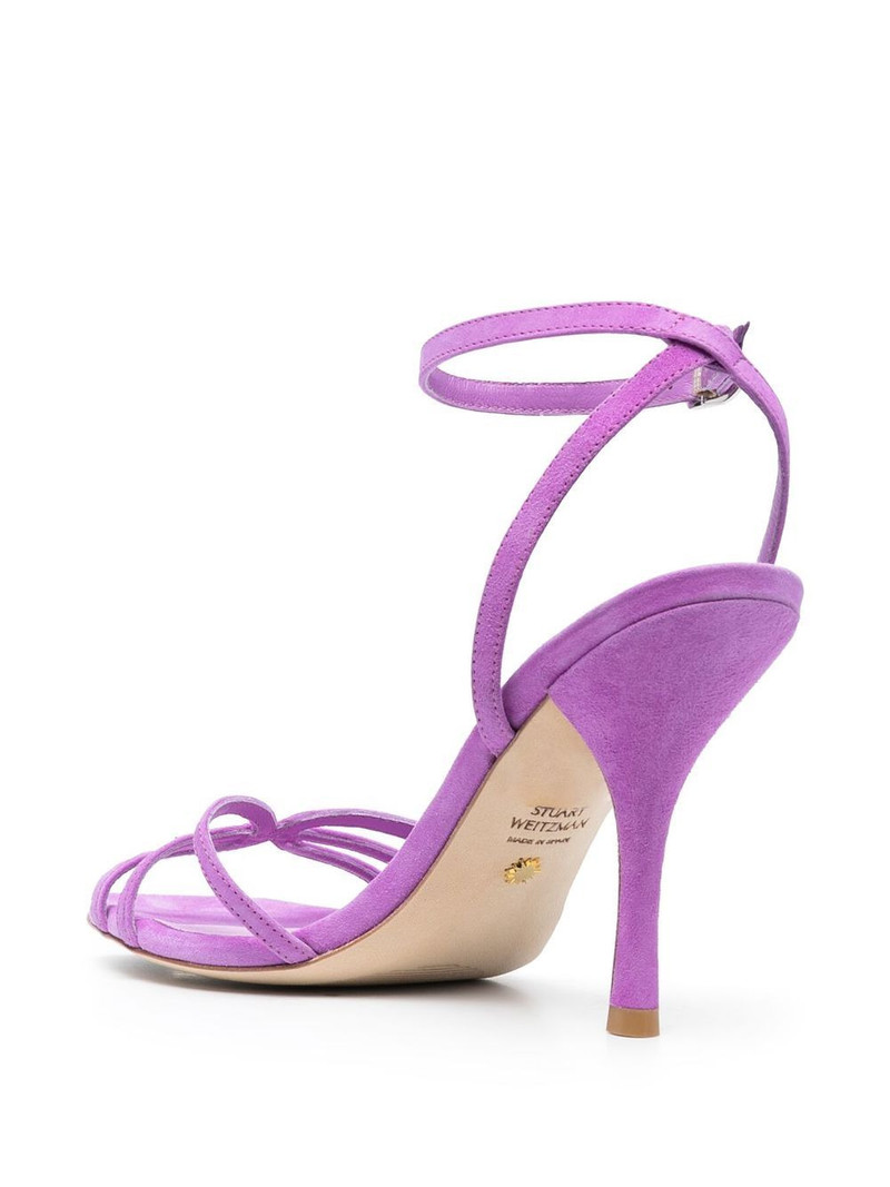 Nudist 100mm suede sandals 3