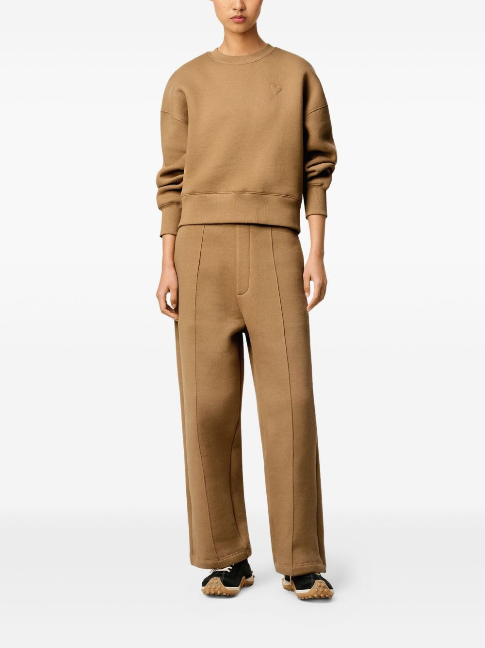 Ami de Cœur topstitched trousers - 7