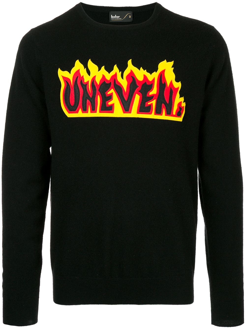 Uneven flame sweater - 1