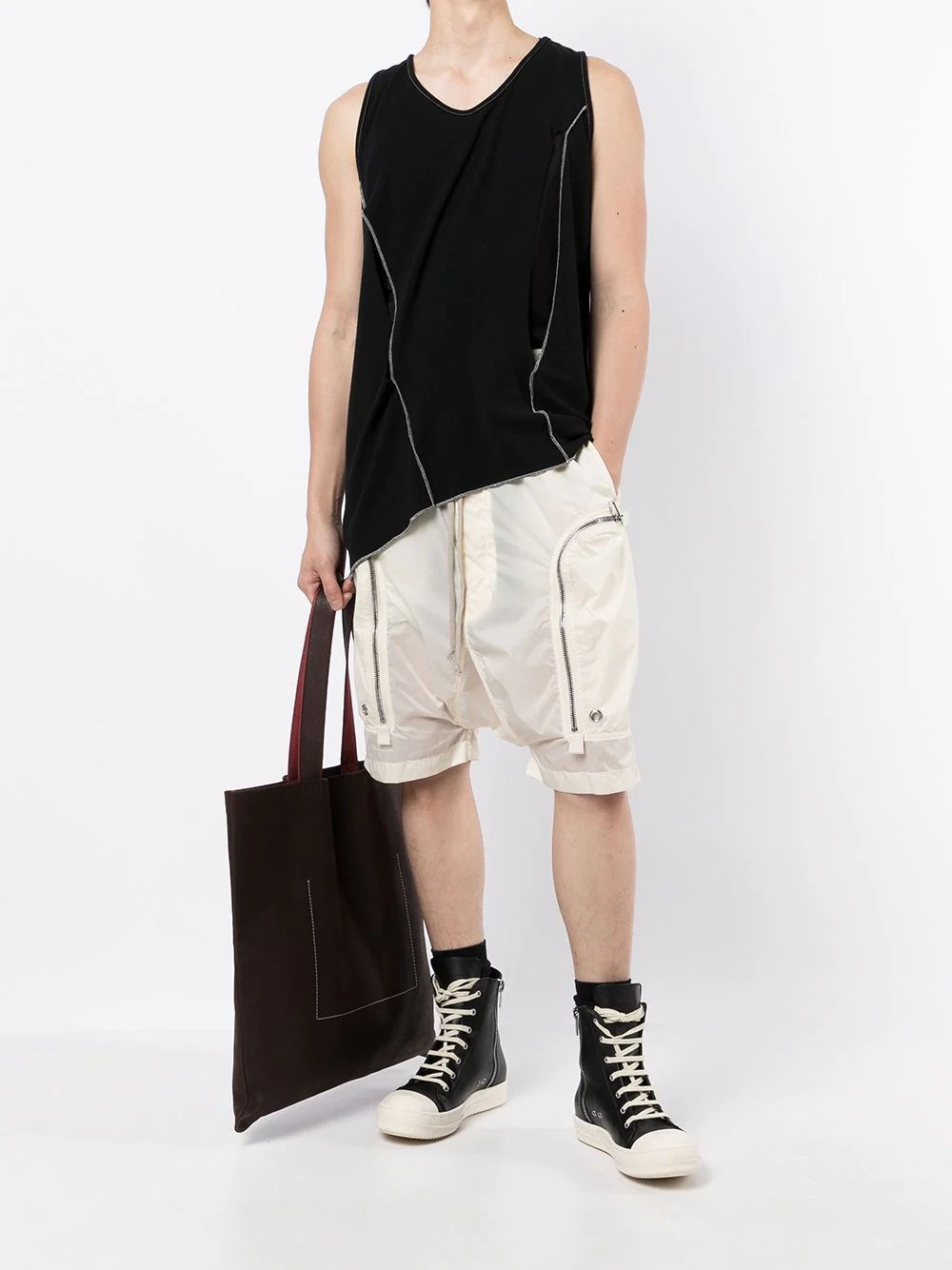 drop-crotch shorts - 3