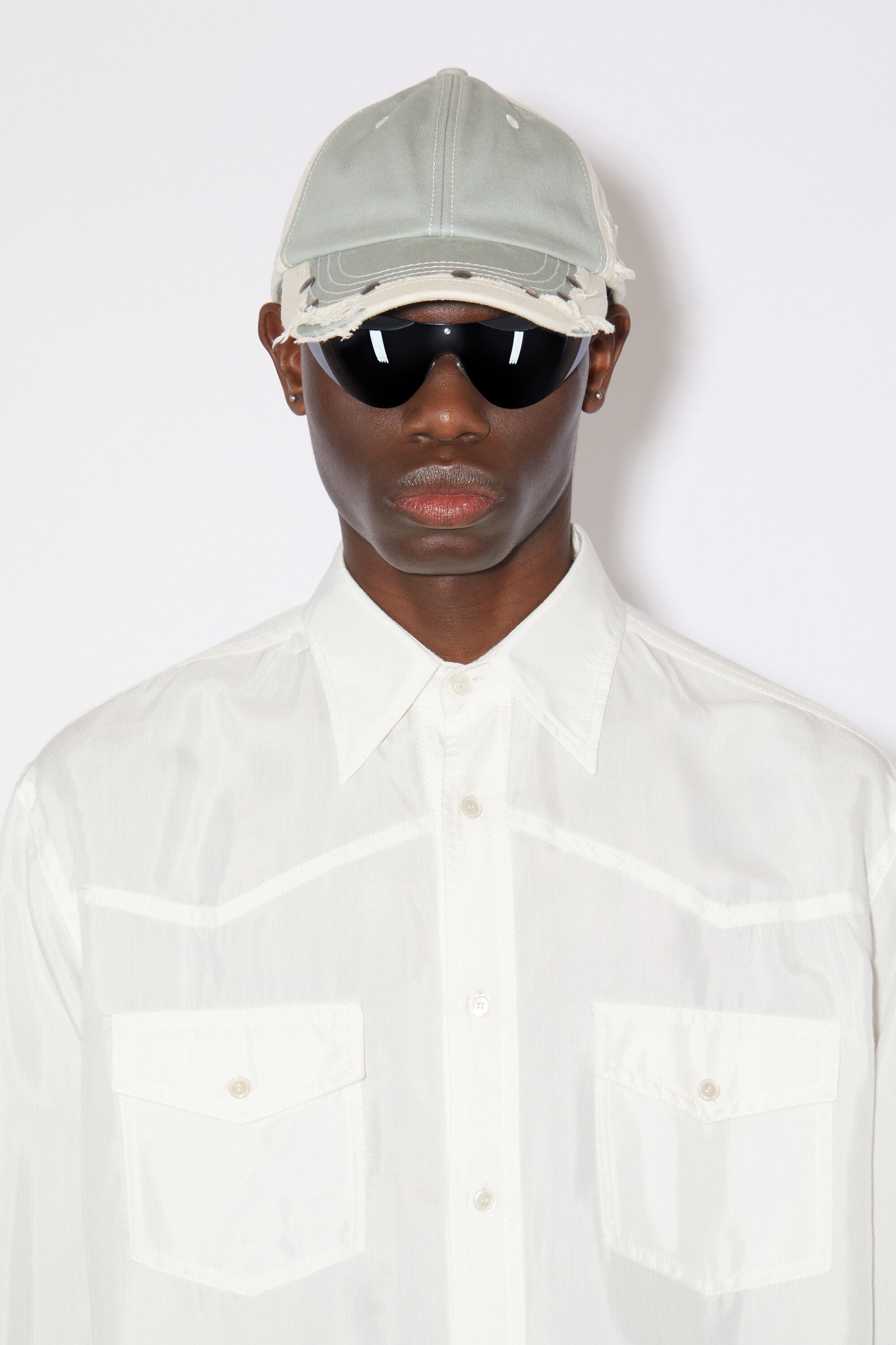Button-up shirt - Off white - 5