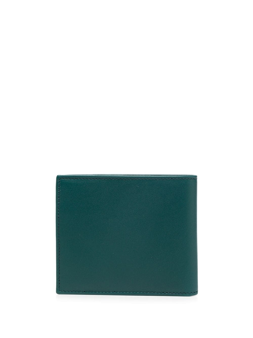 logo print leather wallet - 2