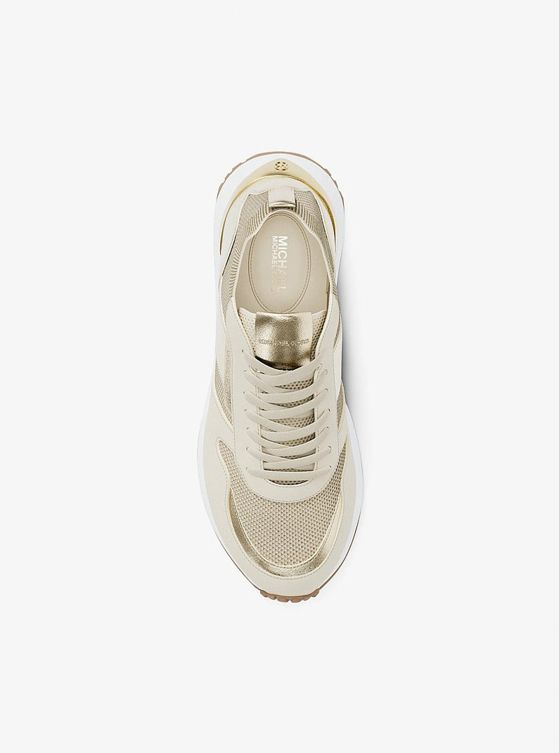 Jesse Metallic Stretch Knit Trainer 5