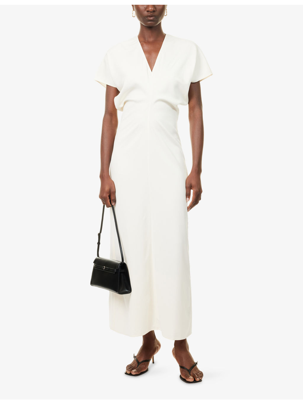 Zadig V-Neck Stretch-Wove Midi Dress - 2