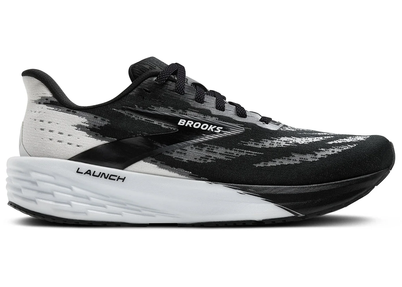 Brooks Launch 11 Black White - 1