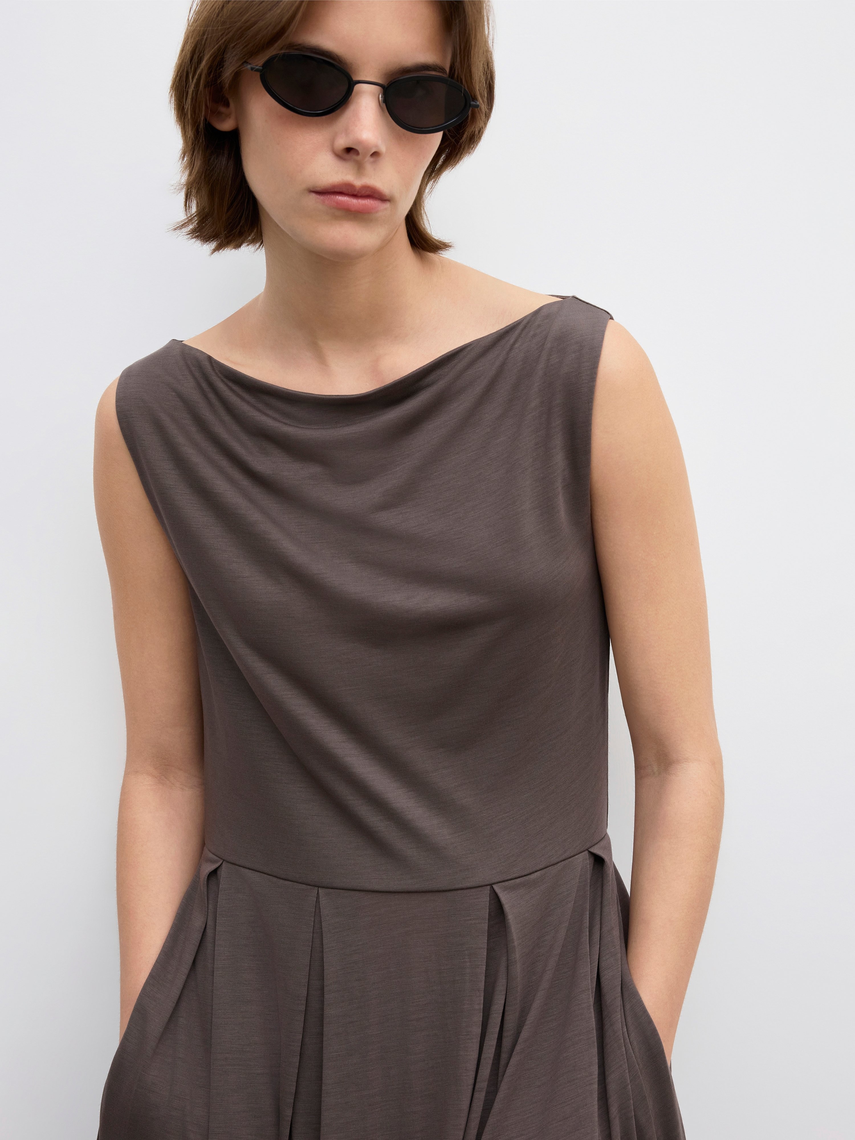 Square neck dress - 3