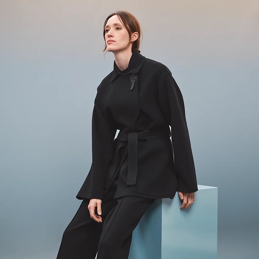 Short wrap coat - 1