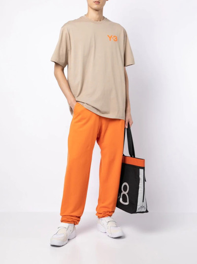 Y-3 logo-print cotton T-shirt outlook