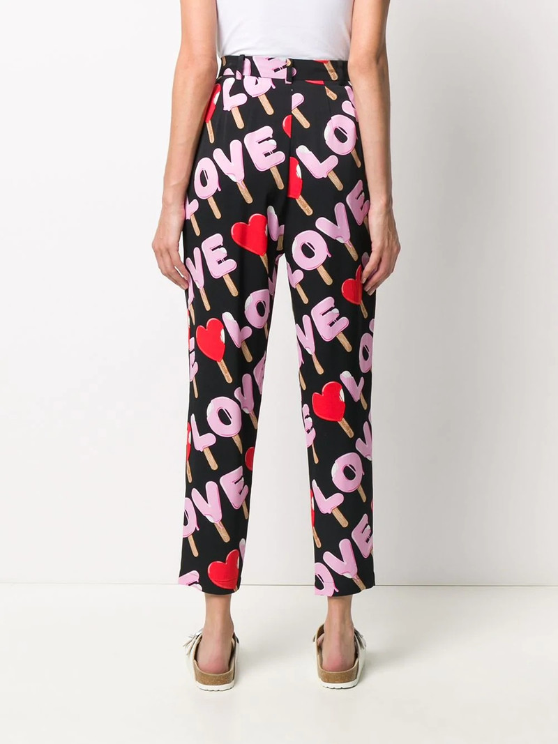 printed tailored trousers 4