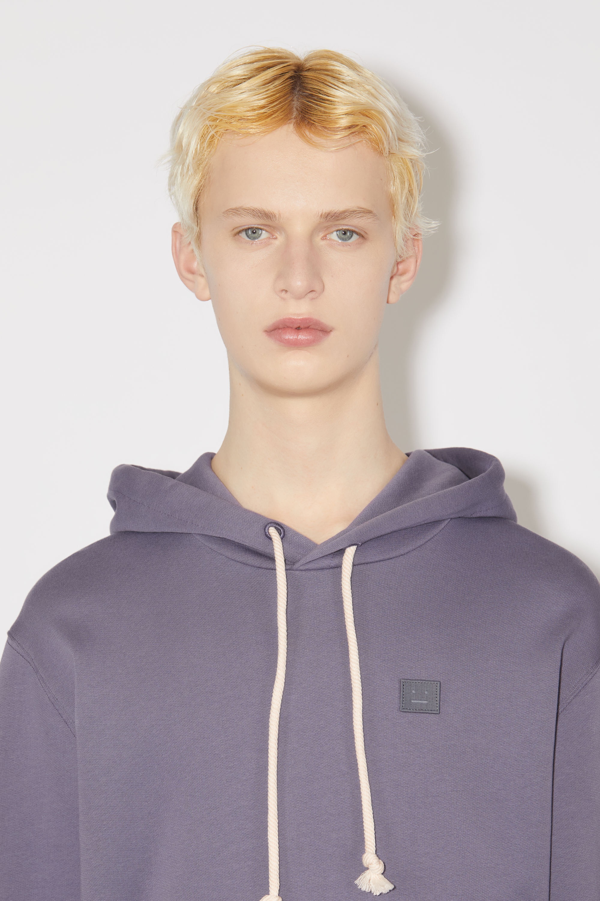 Hooded sweatshirt - Regular fit - Faded purple - 4